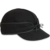Stormy Kromer The Original Cap, Wool Blend Hat, Warm Winter Outdoor Cap with Flannel Lining, Earflaps, for Men and Women