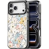 Bouvardia for iPhone 17 Pro Max Case, Cute Design for Women & Girls, Protective & Aesthetic, Floral Theme - Flowers Blossoming (Gray Bumper)