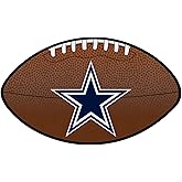 NFL Dallas Cowboys Football-Shaped Pennant– Premium Felt Wall Banner Sign by Rico Industries- USA Made NFL Football Banner- Fan Décor for the Man Cave, Game Room, Dorm