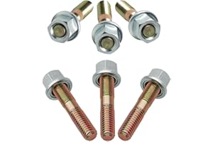 Vehicle Transfer Case Studs and Nuts Set - 12 Pcs Compatible with Jeeps CJ, YJ, TJ, JK, JKU, XJ, ZJ, WJ, KJ, KK, MJ, SJ and D