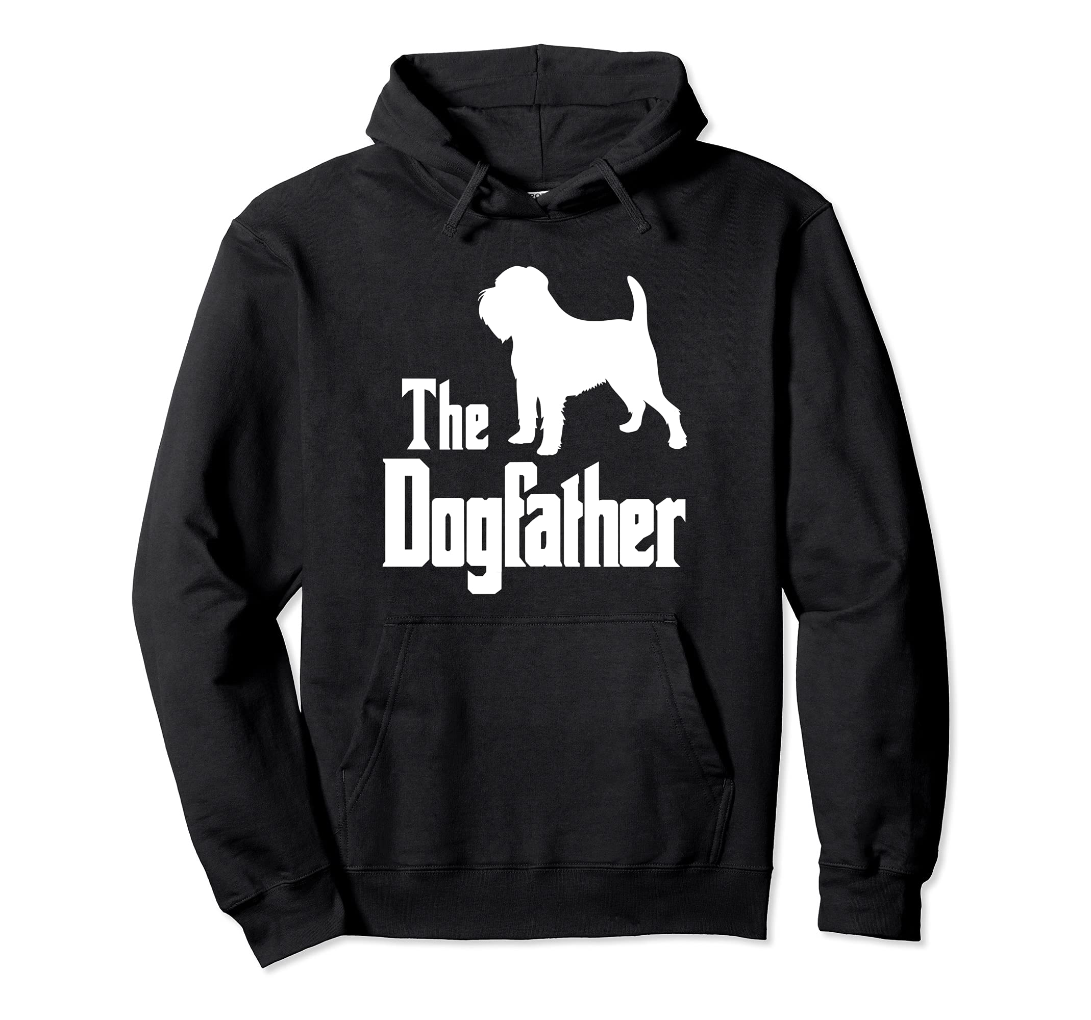 The Dogfather - funny dog gift, funny Brussels Griffon Pullover Hoodie