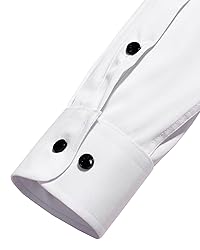 J.VER Men's Tuxedo Shirts Solid Long Sleeve Stretch