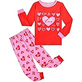 Sylfairy Girls Pajamas Set Sleepwear Rainbow Unicorn Pjs Toddler Long Sleeve Jammies Kids Sleepwear 3-12 Years