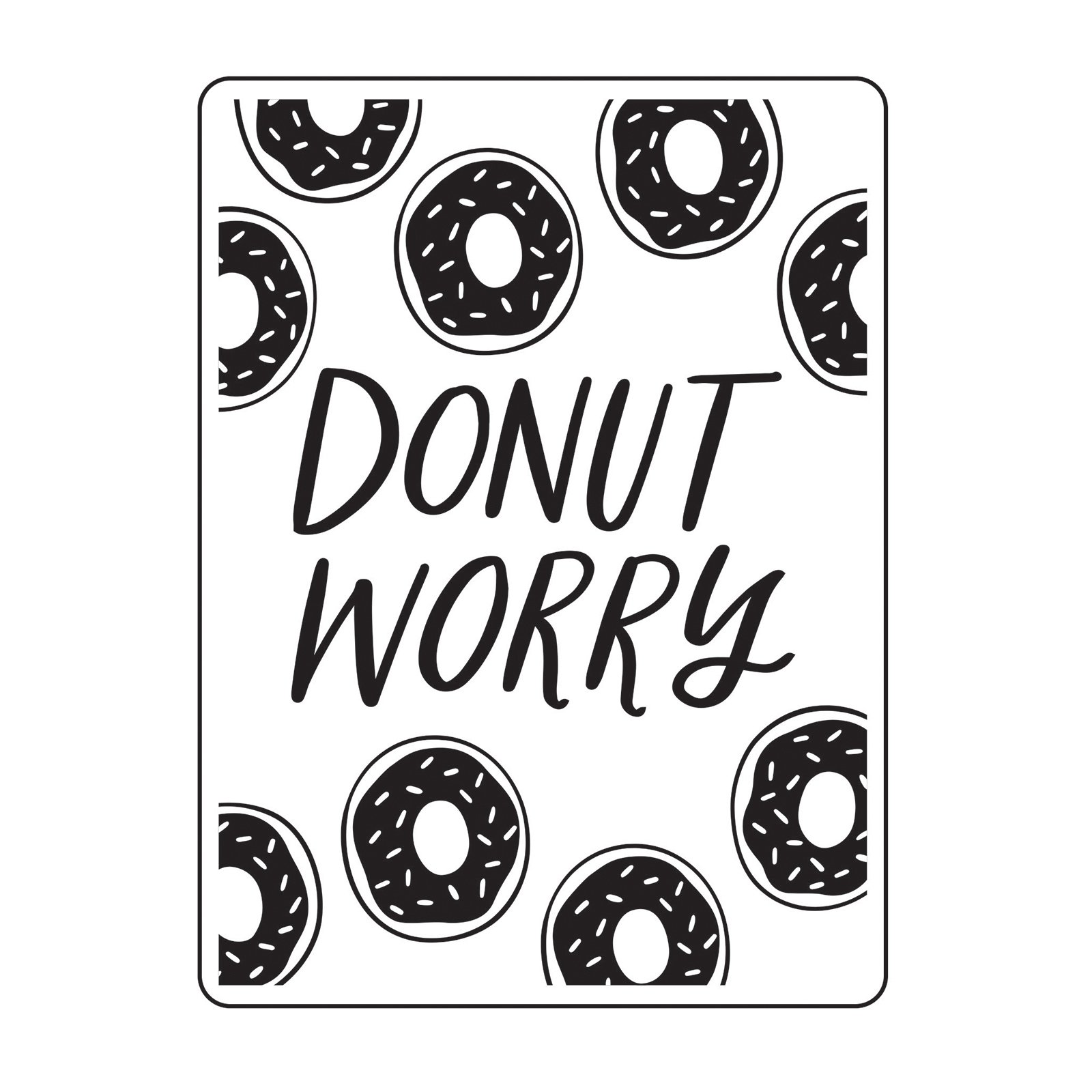 Darice Donut Worry A6 Embossing Folder (4.25" x 5.75"), None, 12 x 1 x 20 cm