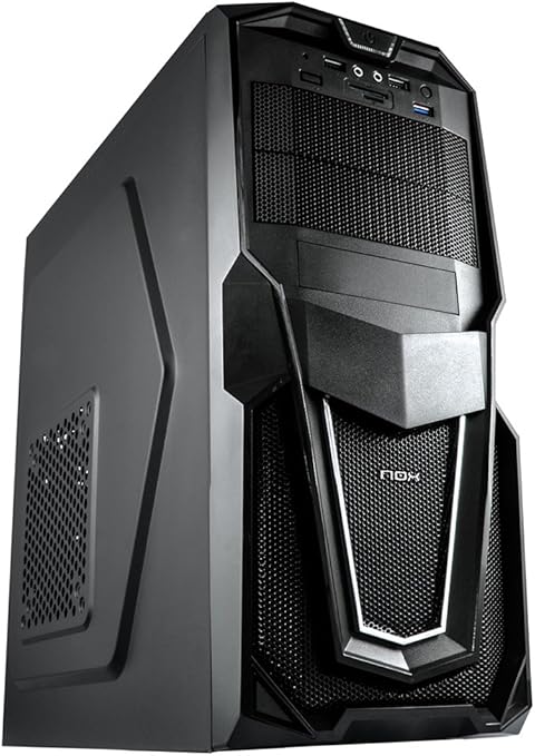 Nox NXRAVEN - Caja de Ordenador Torre ATX, Color Negro: Amazon.es: Informática