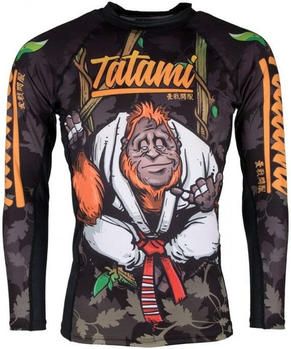 Tatami Hang Loose Rash Guard Rashguard BJJ Jiu Jitsu Compression NoGi