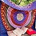 Aakriti Gallery Cotton Mandala Tapestry Wall Hanging - Bohemian Bedspread, Boho Blanket/Throw Tapestries for Living Room, Home Décor (Multi Color, 92x82)