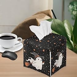 Talayituse Ghost Star Witch Hat Print Tissue Box