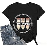 NAZENTI Personalized Teacher Shirts, Valentine & Women's Teacher Gifts