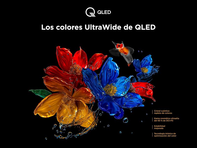 65T69C 65" QLED, Direct LED TV, 4K HDR, Smart TV Powered by Google TV (Dolby Vision & Atmos, Game Master, Motion Clarity, Compatível com Google Assistente & Alexa)