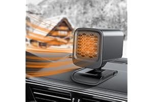 COMFYCOCOON Car Heater 12V 150W Portable Windshield Defroster and Defogger, 2 in 1 Fast Heating and Cooling Fan with Plug in Cigarette Lighter
