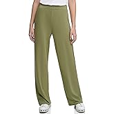 DKNY Womens Pull on Wide Leg Pant