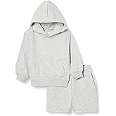 Amazon Essentials Boys and Toddlers' Hoodie and Shorts Set