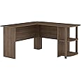 Ameriwood Home Dakota L-Desk with Bookshelves, Rustic Oak