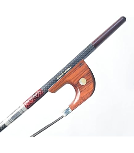 French Tip Maker 3/4 Size French Bass Bow Black Horsehair For