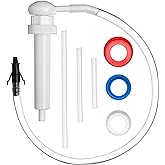 Slippery Pete Fluid Pump for Gallon Bottles and Wide Mouth Quart Bottles (Not for Standard Quart Bottles) - Transfer Gear Oil, Transmission and Differential Fluid, Antifreeze with This 30cc Hand Pump