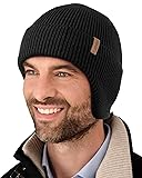 FURTALK Winter Beanie Hats with Earflap for Men