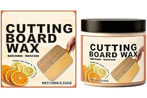Professional Cutting Board Wax-100g Natural Wood Polish With Citrus Scent, Residue-Free Formula For Safely Protecting The Lif