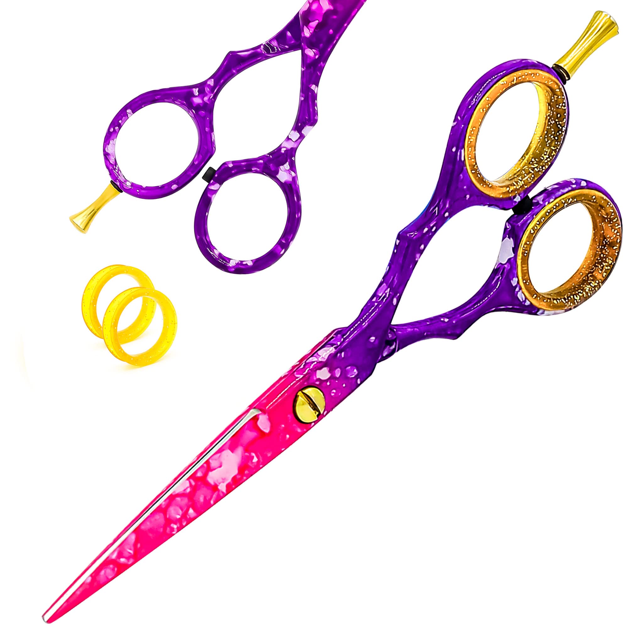 Professional Hairdressing Scissors – Stainless Steel Hair Cutting Scissors for Barbers, Hairdressers, Men & Women, Sharp Hair Scissor for Salon & Home Use