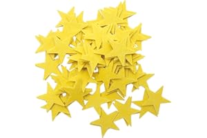 Playfully Ever After 1.5 Inch Felt Star Stickers (Yellow)