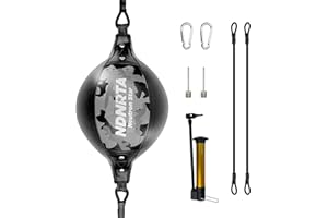 NDNRTA Double End Bag,Quick Improvement Boxing Training Kit, (Optional adjustment cord),Floor to Ceiling Rope, Double End Pun