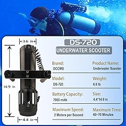 Underwater Scooter with Mini Paddle Board, Thumb