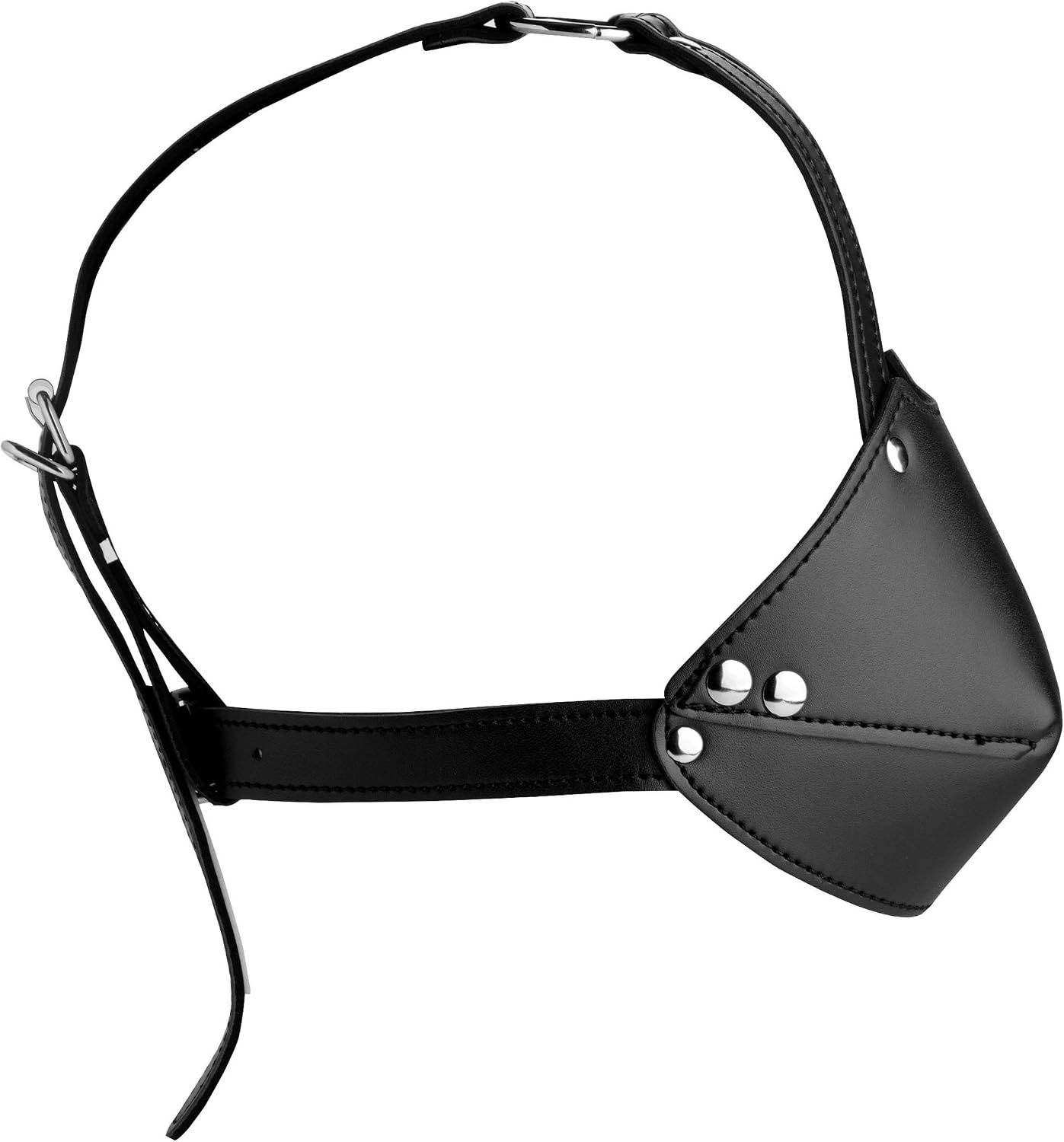Mouth Harness with Ball Gag, Black - Image 4