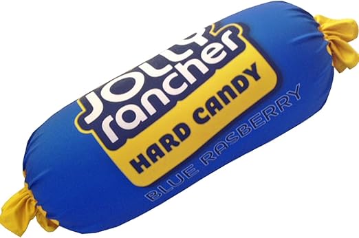 Amazon Com Jolly Rancher Blue Raspberry Candy Microbead Pillow