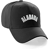 Daxton USA Cities States Baseball Hat Cap Arch Letters