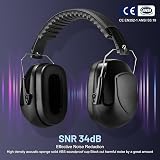 [2Packs] Cumunebula Ear Defenders 34dB Noise Reduction Adjustable Headband view 4