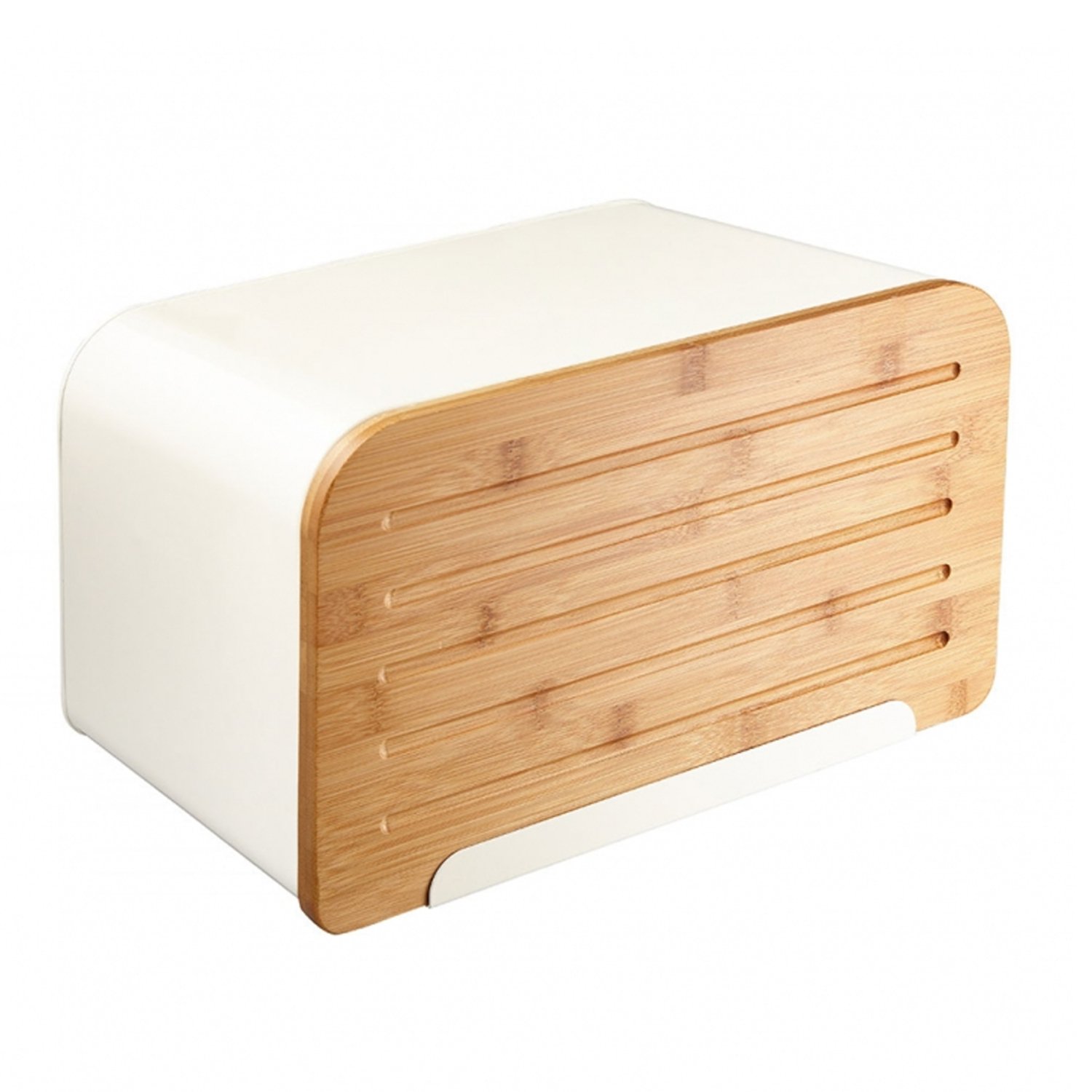 Ambition Nordic bread container with cutting board bread bin Cremig