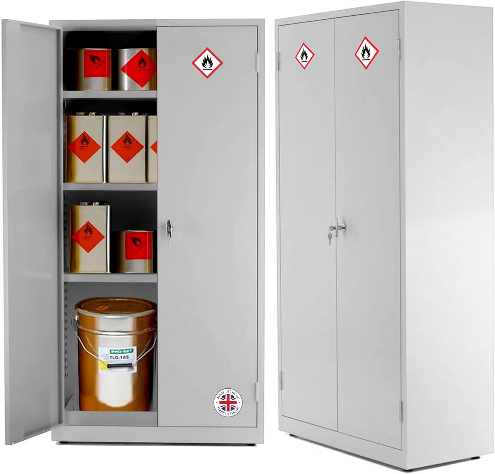 Horison Industries COSHH Storage Cabinet 1830mm Steel HSE Compliant Chemical