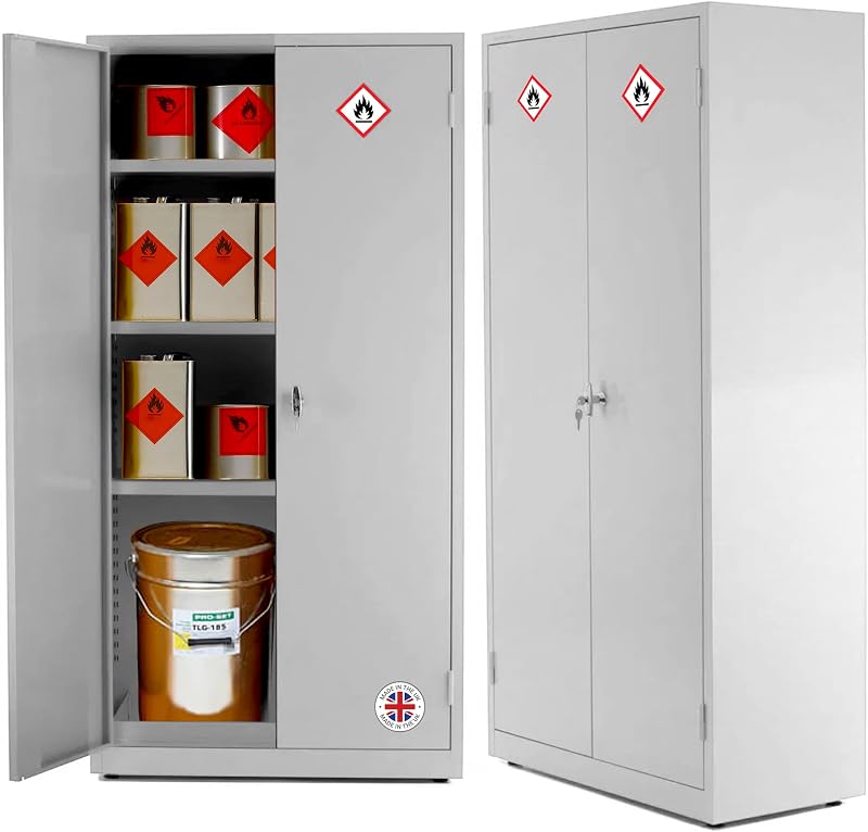 Horison Industries COSHH Storage Cabinet 1830mm Steel HSE Compliant Chemical