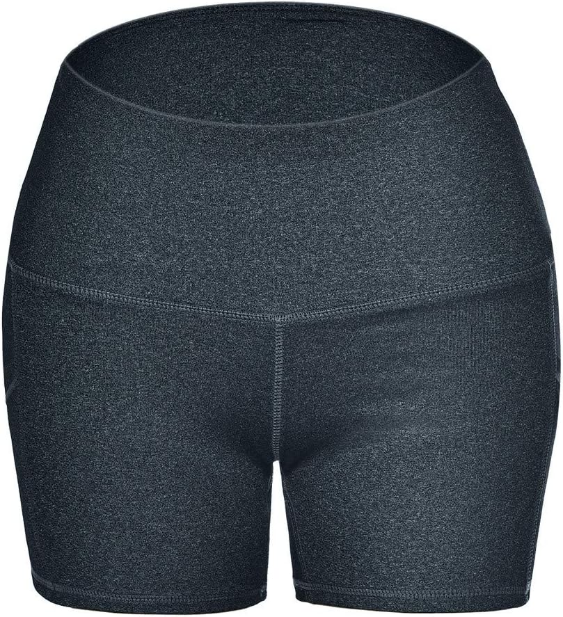 EERTX Women High Waist Yoga Leggings Fitness Tights Power Stretch Workout, Yoga Pants Side Cell Phone Pockets Sports Shorts Leggings Pants