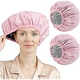 YIZIJIZI 2 Pieces Heat Cap for Deep Conditioning, Conditioning Cap Made of Aluminum Foil for Home and Salon Use, Hair Dyeing（