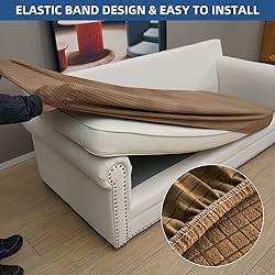 Eismodra Couch Covers for 3 Cushion Couch Sofa