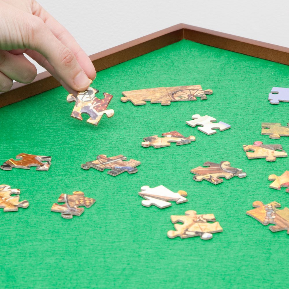 Bits and Pieces Square Jigsaw Puzzle Spinner Puzzle Accessories