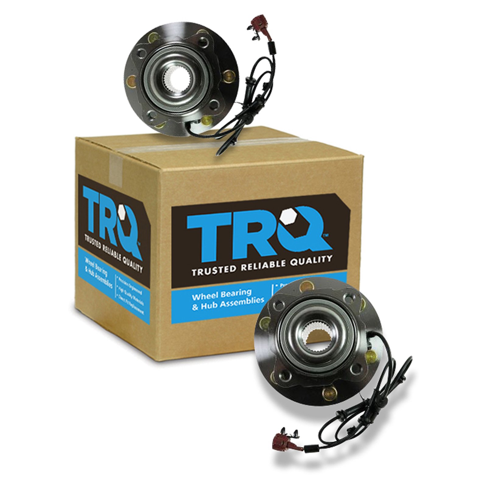 Photo 1 of TRQ 2 Piece Rear Wheel Bearing & Hub Assembly Set Compatible with 2004-2010 INFINITI QX56 2005-2012 Nissan Armada 2004 Pathfinder Pathfinder Armada