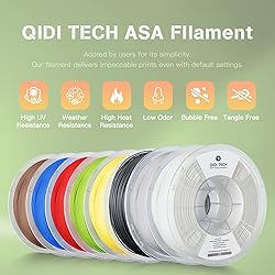 R QIDI TECHNOLOGY ASA Filament 1.75mm Black,3D