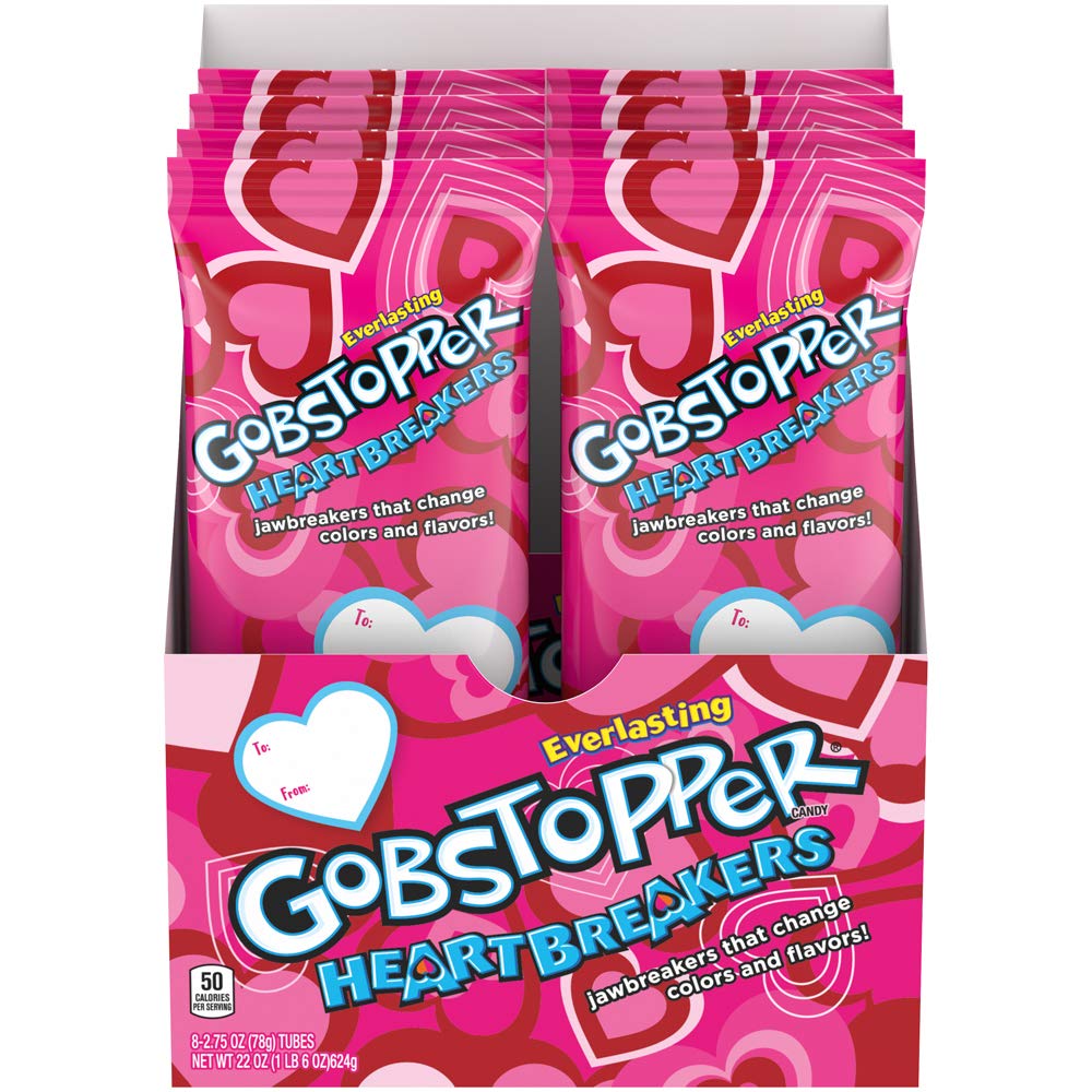 Gobstopper Heartbreakers Valentine's Day Candy, 2.75 Ounce
