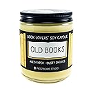 Old Books - Book Lovers' Soy Candle - 8oz Jar