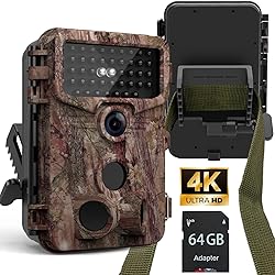 NEW VIEW 4K 48MP Trail Camera for Hunting, Game