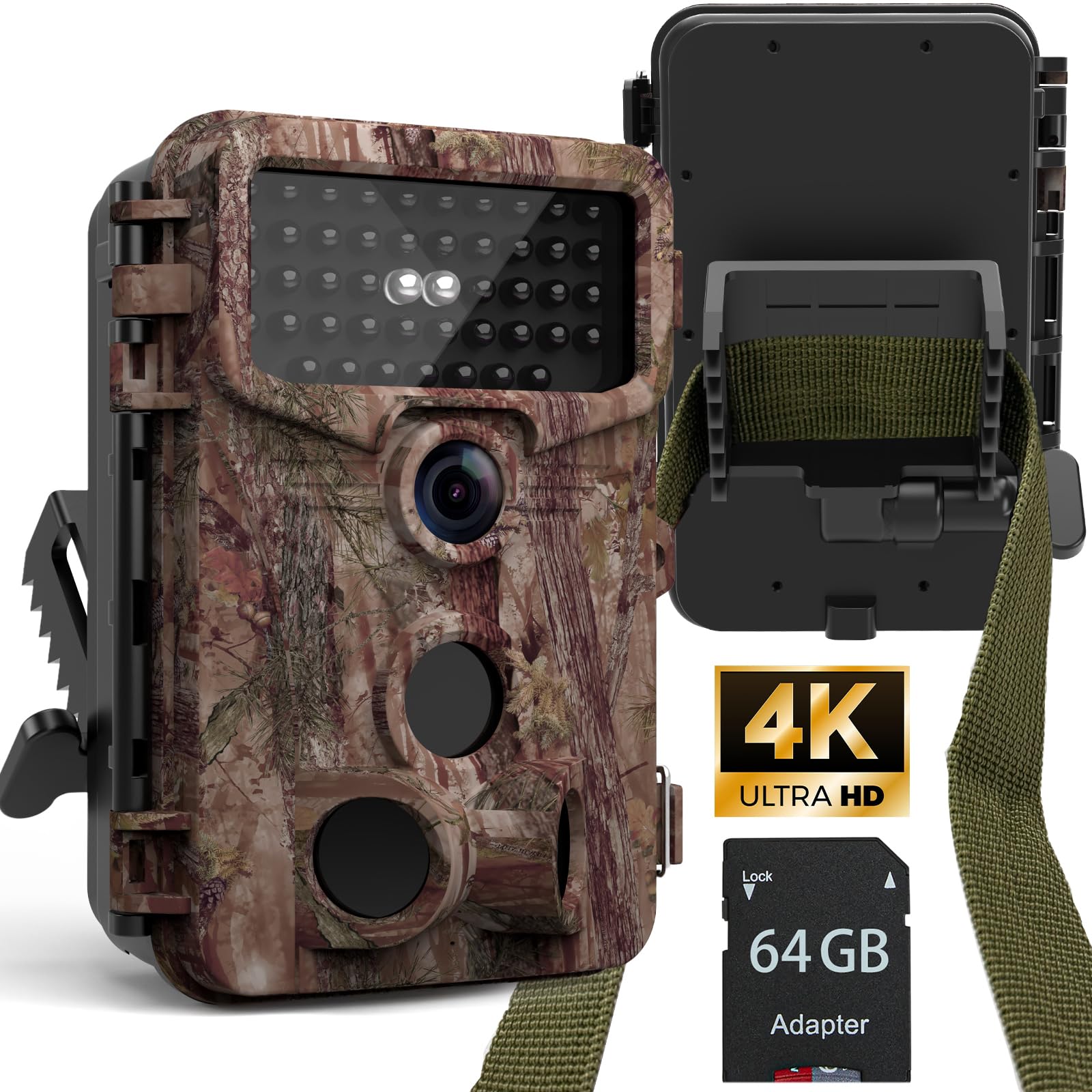 NEW VIEW 4K 48MP Trail Camera for Hunting, Game