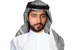 JPXH Arab Tactical Desert Headwear Muslim Palestinian Scarf Men's Halloween Costume Accessories