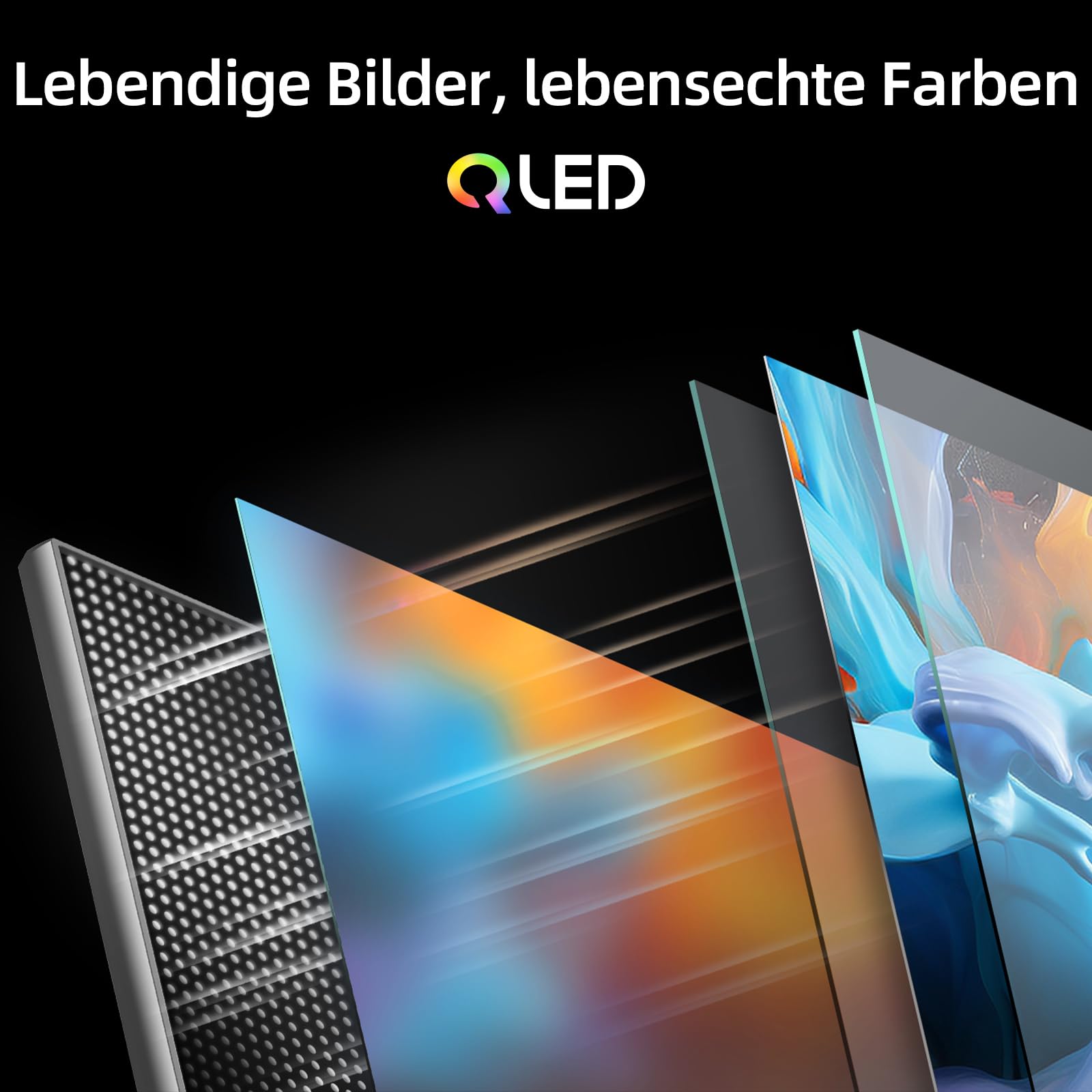 CHIQ 50 Zoll (127 cm) 4K UHD Smart Google TV, HDR10, MEMC, kompatibel mit Apple AirPlay & Google Sprachsteuerung, mit ALLM & VRR, Dolby Audio, Prime Video, YouTube, 2026 U50QST 5