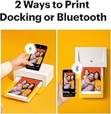 Kodak Dock Plus 4x6 Photo Printer 50 Sheets Bluetooth 4Pass Dye Sublimation view 2
