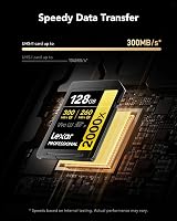 Lexar Professional 2000x 128GB SDXC UHS-II Card LSD2000128G-BNNAG view 3