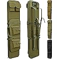 32"/37"/46" Rifle Bag, Black/Khaki/Green Tactical Long Rifle Backpack, Portable Shotgun Case for Firearm Storage and Transportation, Suitable for Outdoor Hunting Shooting