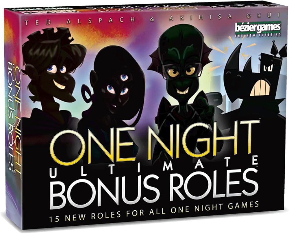 Bezier Games Bezonbr One Night Ultimate Bonus Roles Mixed Colours