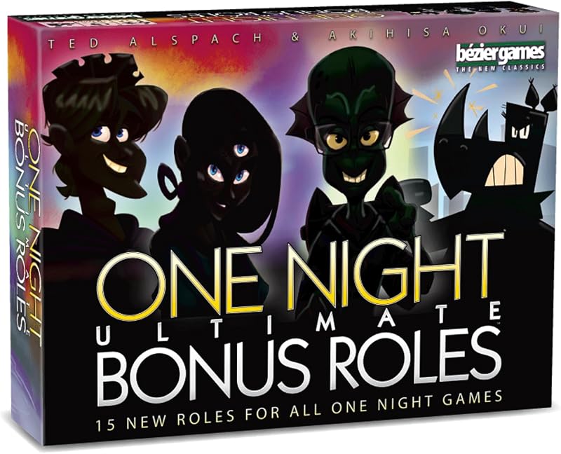 Bezier Games Bezonbr One Night Ultimate Bonus Roles Mixed Colours